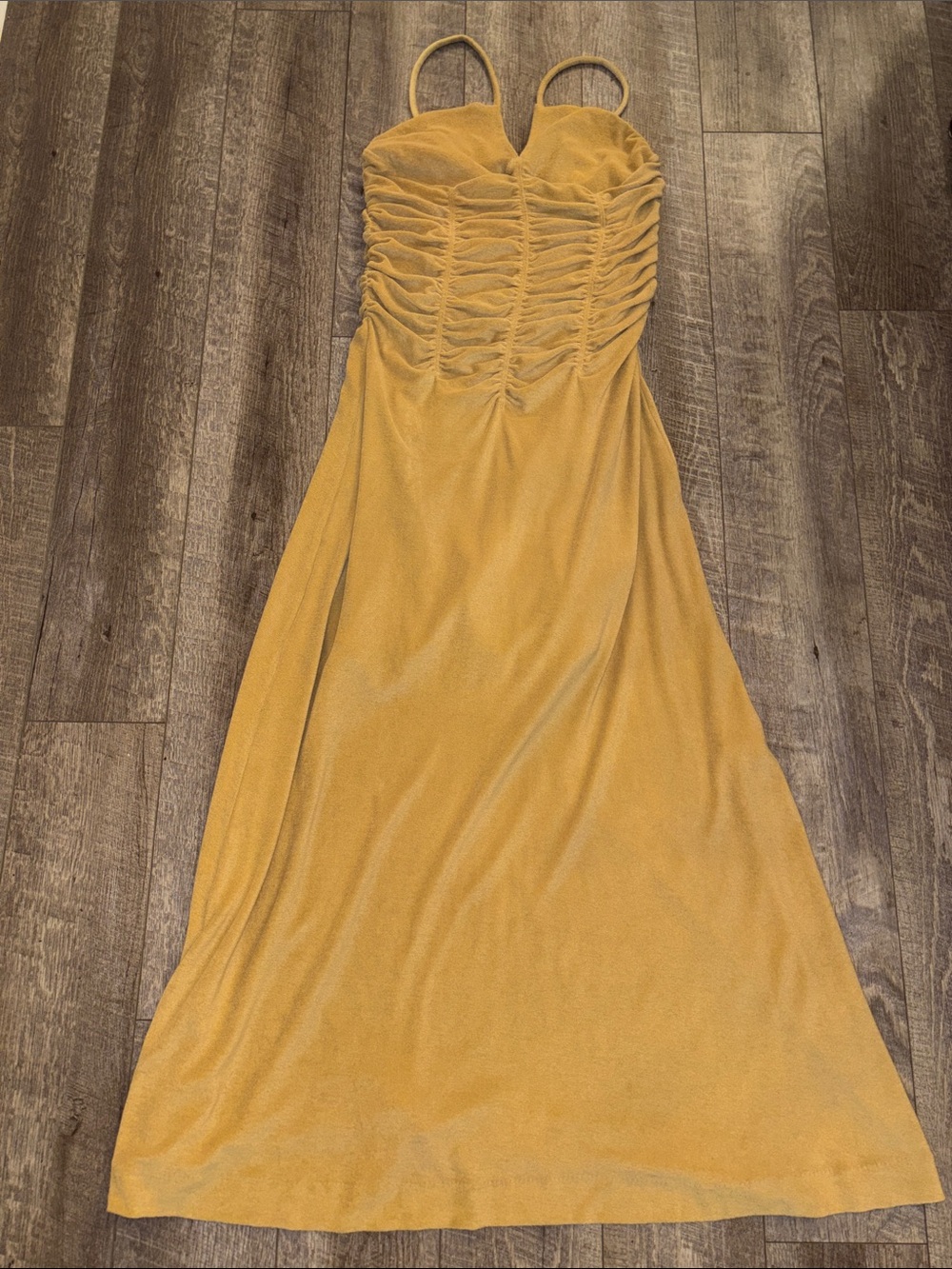 Bite Marea Ruched Terry Midi Dress NWT - Picture 4 of 7